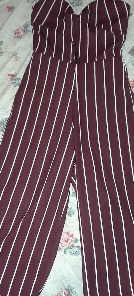 Burgundy STRIPED jumper